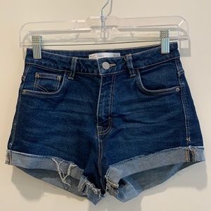 Zara Trafaluc Denim Shorts